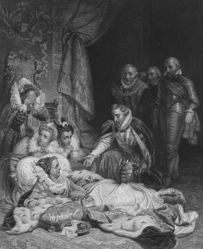 La Mort de la reine Élisabeth - Hippolyte Delaroche