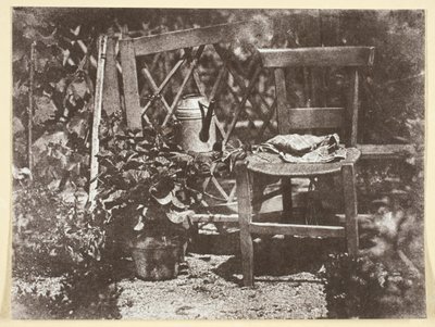 Chaise dans un Jardin - Hippolyte Bayard
