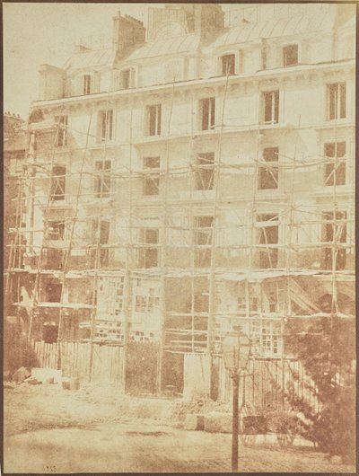 [Construction of the Galerie de la Madeleine, Place de la Madeleine] - Hippolyte Bayard