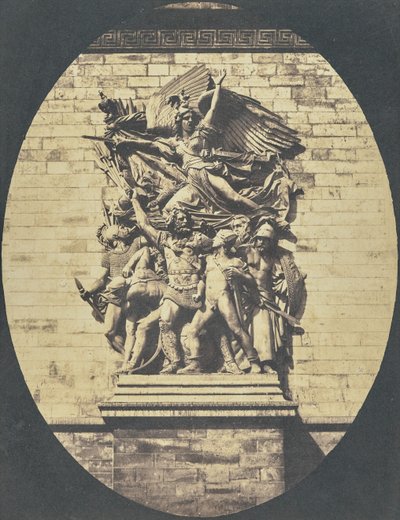 [Detail of "Le Départ de 1792 (or La Marseillaise)" by François Rude, Arc de Triomphe] - Hippolyte Bayard