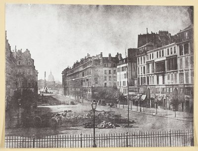 Rue Royale et Restes des Barricades de 1848 - Hippolyte Bayard
