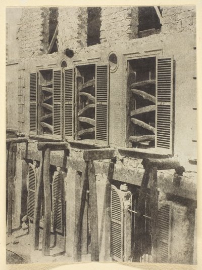 Vieille maison en restauration - Hippolyte Bayard