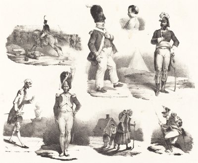 Huit Vignettes - Hippolyte Bellange
