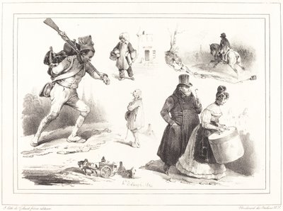 Vignettes Sociales - Hippolyte Bellange