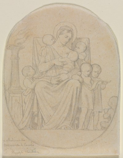 Sainte Félicité et ses sept fils, deuxième tiers du 19e siècle - Hippolyte Jean Flandrin