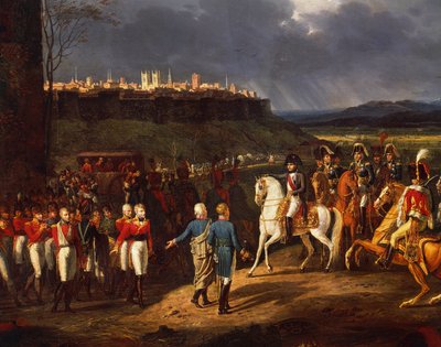 Napoléon Bonaparte rencontrant des prisonniers britanniques à Astorga, après la bataille de La Corogne - Hippolyte Lecomte