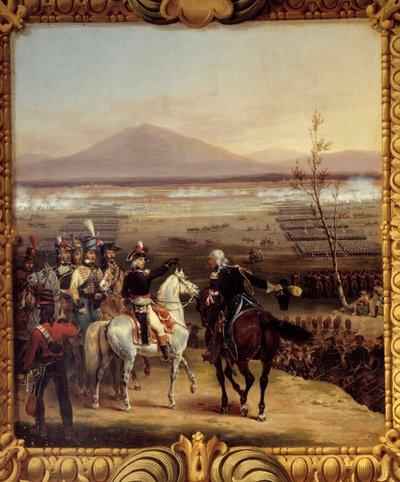 Le passage du Tagliamento devant Valvasone dirigé par Bonaparte le 16 mars 1797 : la campagne italienne de 1796-1797 : le passage de la rivière Tagliamento auquel participa le maréchal Jean Mathieu Philibert Sérurier (1742-1819) sous Napoléon Bonaparte - Hippolyte Lecomte