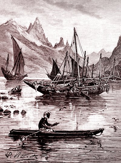 La mer Rouge (côté Égypte) - Hippolyte Leon Benett