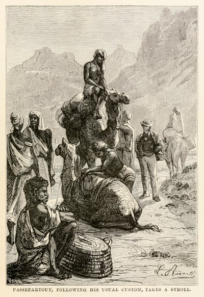 Passepartout, suivant son habitude, se promène, d