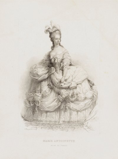 Marie Antoinette - Hippolyte Louis Emile Pauquet