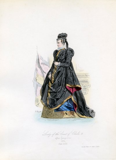 Dame de la cour de Charles IX - Hippolyte Louis and Polydore Pauquet