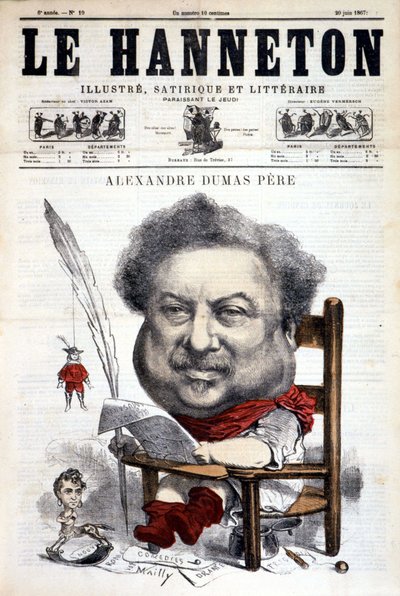 Alexandre Dumas Père - dans «Le Hanneton» du 20/06/1867 - Hippolyte Mailly