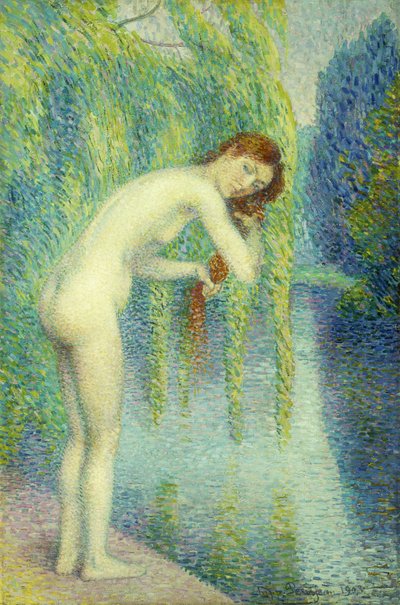 Baigneuse se lavant les cheveux, 1903 - Hippolyte Petitjean