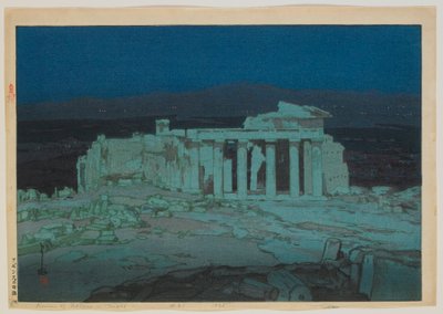 Acropole - Nuit, époque Taisho - Hiroshi Yoshida