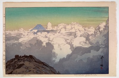 Du sommet de Komagatake, de la série Les Alpes du Sud du Japon - Hiroshi Yoshida