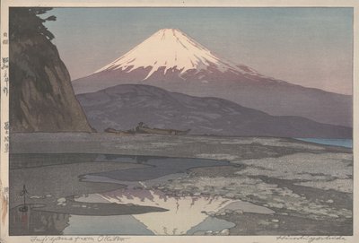 Fujiyama depuis Okitsu - Hiroshi Yoshida