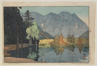 Hodakayama, de la série, Douze Scènes dans les Alpes Japonaises, époque Taisho - Hiroshi Yoshida