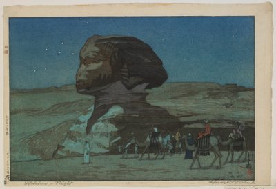 Sphinx - Nuit, époque Taisho - Hiroshi Yoshida