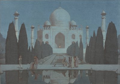 Le Taj Mahal la nuit, No.6 - Hiroshi Yoshida