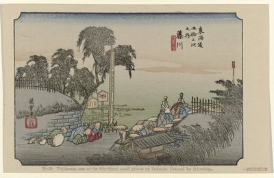 Fujikawa, De Tôkaidô de Hiroshige - Hiroshige (I) , Utagawa