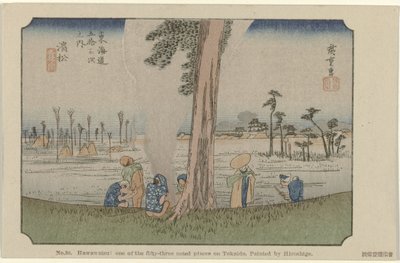 Hamamatsu (série La Tōkaidō de Hiroshige) - Hiroshige (I) , Utagawa