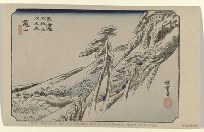 Kameyama - Hiroshige (I) , Utagawa