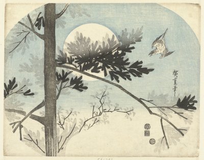 Coucou et pin - Hiroshige (I) , Utagawa
