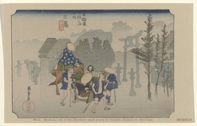 Mishima (La Tôkaidô de Hiroshige) - Hiroshige (I) , Utagawa