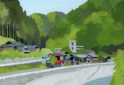 Salle à manger dans le village de montagne, 2016 - Hiroyuki Izutsu