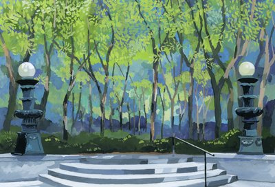 Entrée du parc - Hiroyuki Izutsu