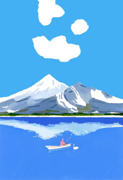 Pêche sur le lac d