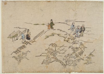 Yoshiwara no Tei, c.1680 - Hishikawa Moronobu