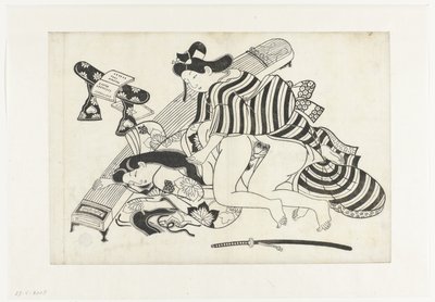 Représentation érotique - Hishikawa Moroshige (attributed to)
