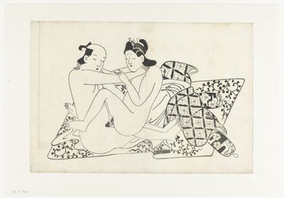 Représentation érotique - Hishikawa Moroshige (attributed to)