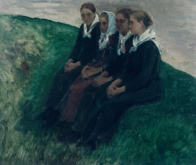 Quatre amis - Hjalmer Eilif Emanuel Peterssen
