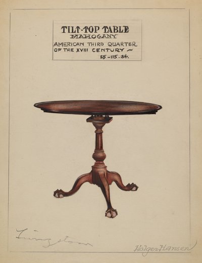 Table basculante - Holger Hansen