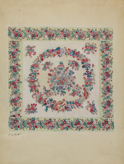 Courtepointe appliquée - Hollmana