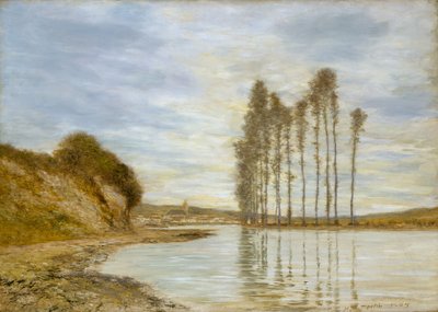 Vue sur la Seine : Harpe des Vents, 1893-95 - Homer Dodge Martin