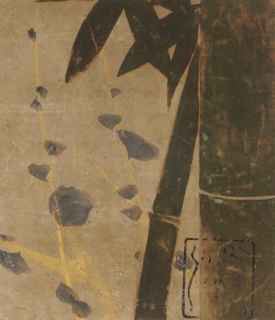 Prunier et bambou - Hon