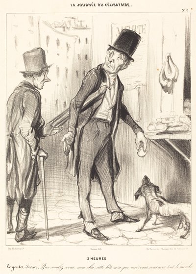 2 heures - Honoré Daumier