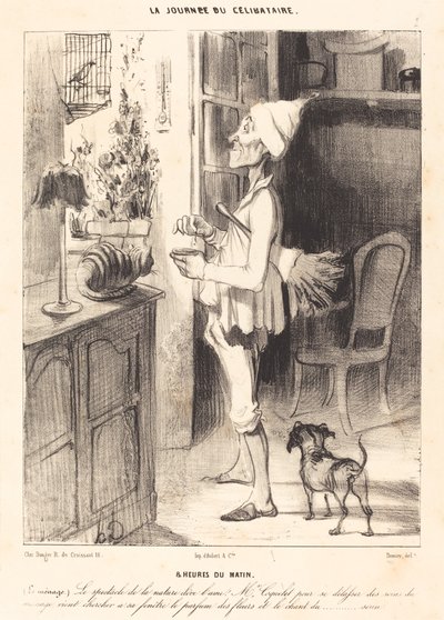 8 heures du matin - Honoré Daumier