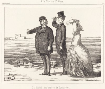 À la Varenne Saint-Maur - Honoré Daumier