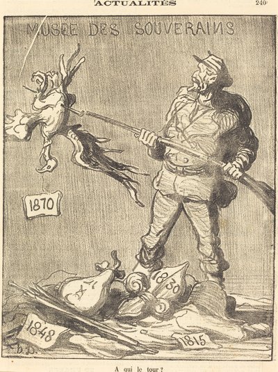 À qui le tour? - Honoré Daumier