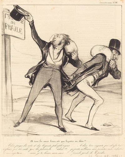 À tous les cœurs bien nés que la patrie est chère!!! - Honoré Daumier