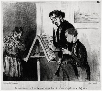 Un jeune homme acquérant ce qu