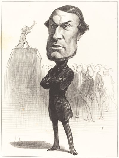 Achille Fould - Honoré Daumier