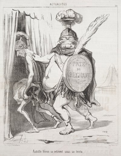 Actualités : Achille se retirant dans sa tente, 1850 - Honoré Daumier