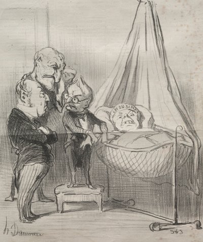 Actualités : Décidément, elle est très malade ! - Honoré Daumier
