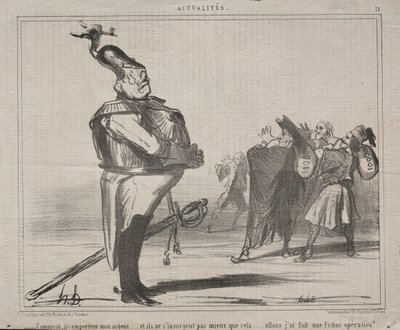 Actualités No. 71: Pourquoi emportent-ils mon argent..., 1854 - Honoré Daumier