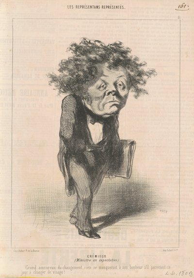 Adolphe Crémieux - Honoré Daumier